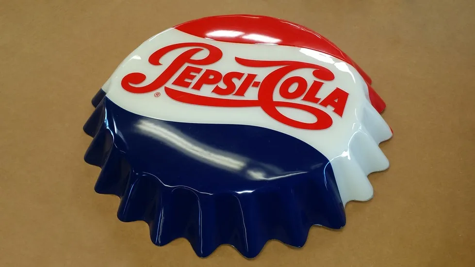 Pepsi-Cola thermoformed bottle cap